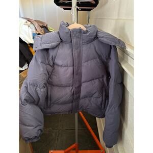 SMALL Madhappy Navy Cozy Down Jacket